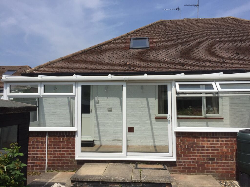 Closed uPVC sliding doors