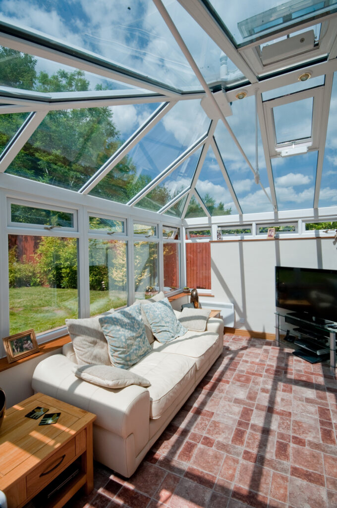 glass roof conservatory