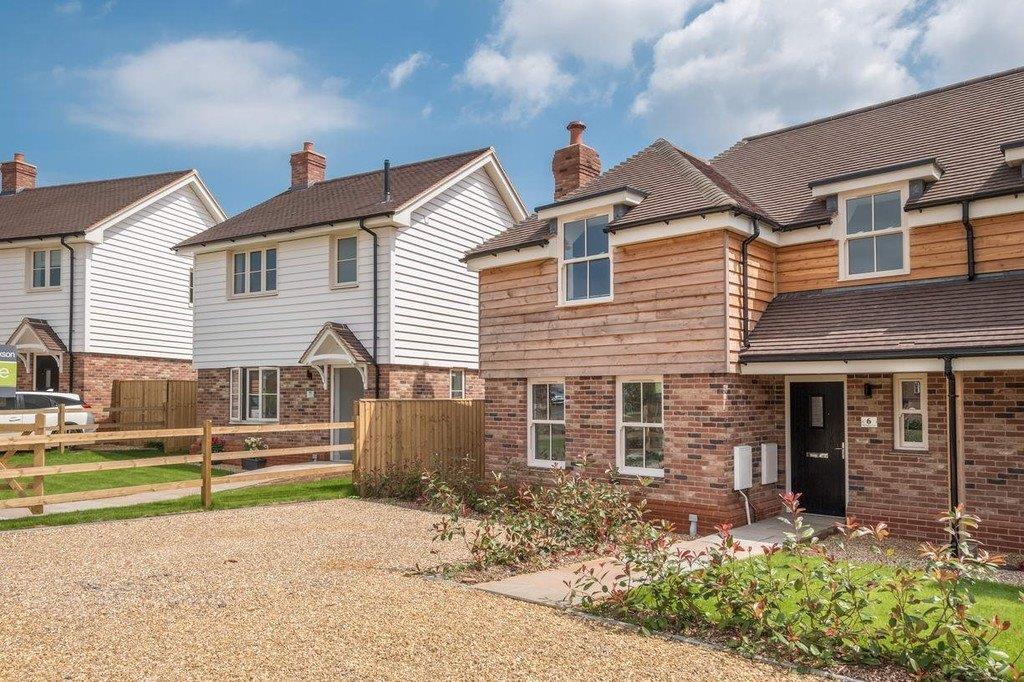 outside view of a new build home